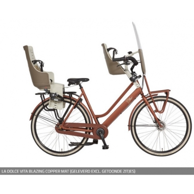 BSP Dolce Vita moederfiets | 3 speed | Copper mat BSP Dolce Vita moederfiets | 3 speed | Copper mat
